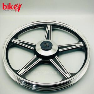 Premium Silver Alloy Rims CD70 | Star Design | High-Quality Finish