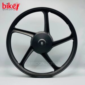 Stylish, Durable, and Affordable Alloy Rims in YBR Design with Plates for Honda CG125 – Pakistan's Top Choice