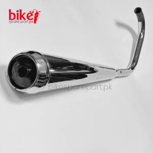 KYH Atlas Honda (SC) Chrome Silencer for CG125 – Superior Quality & Enhanced Performance | Best Price in Pakistan