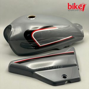 CD70 Fuel Tank in Nardo Grey – Custom Irani Look