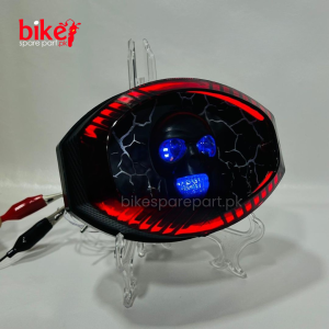 CG125 Black Skull New Back Light